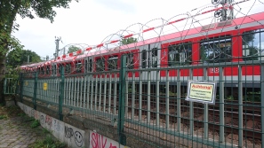 Natodraht S-Bahn-Schienen HBF -> Damtor