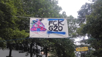 FCK G20 Banner, Ölmühle